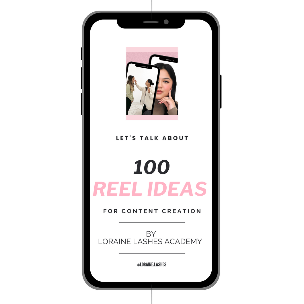 100 Reel Ideas for Lash Artists